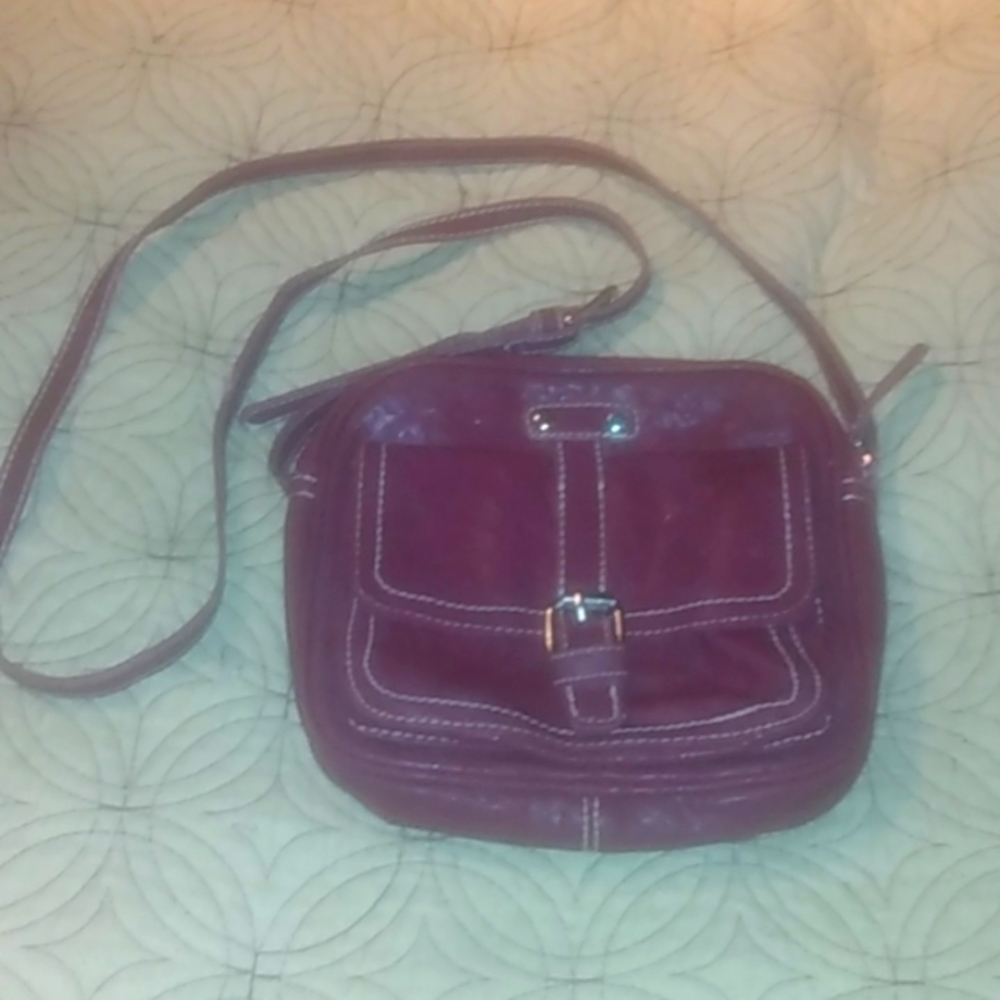 Black rivet crossbody